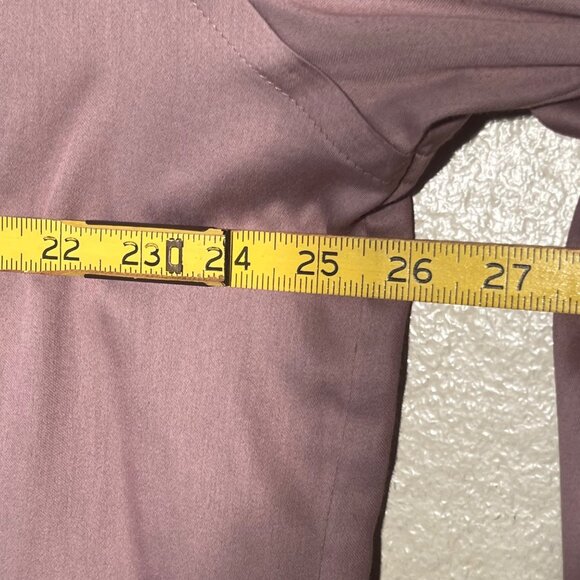 Geoffrey Beene Mens XL 17 1/2 33-35 Wrinkle-Free Sateen Dress Shirt Lavender - Picture 12 of 16